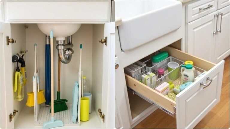 under sink organization