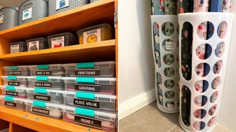 19 Wrapping Paper Storage