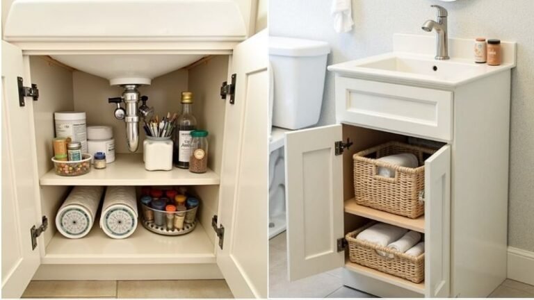 Bathroom Under Sink Organization