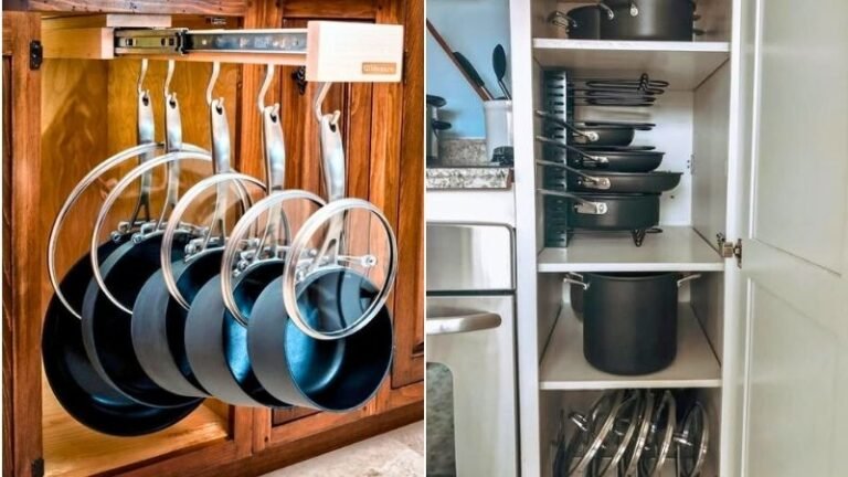 pots and pans storage